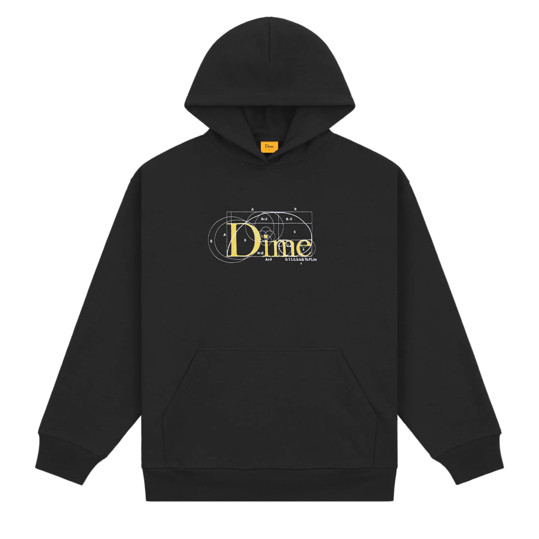 Dime Classic Ratio Hoodie Black Ninetimes Skateshop