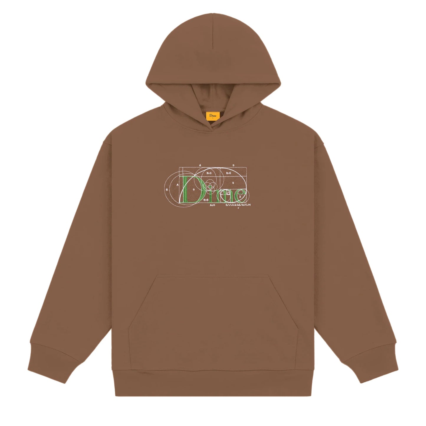 Dime Classic Ratio Hoodie - Brown
