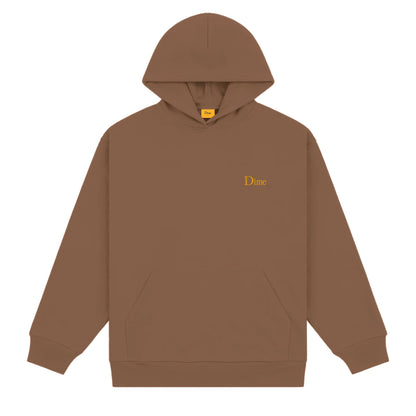 Dime Classic Small Logo Hoodie - Brown