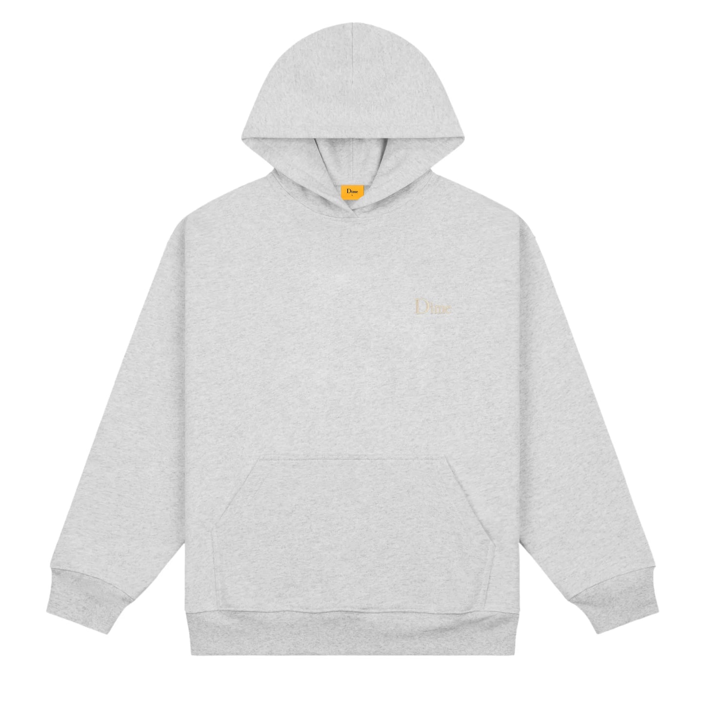 Dime Classic Small Logo Hoodie - Heather Gray