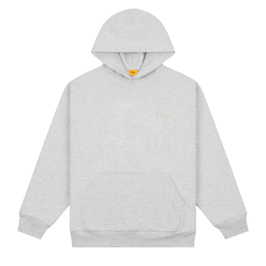 Dime Classic Small Logo Hoodie - Heather Gray