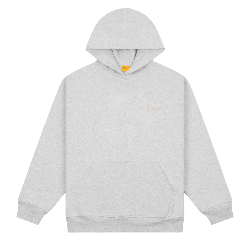 Dime Classic Small Logo Hoodie - Heather Gray