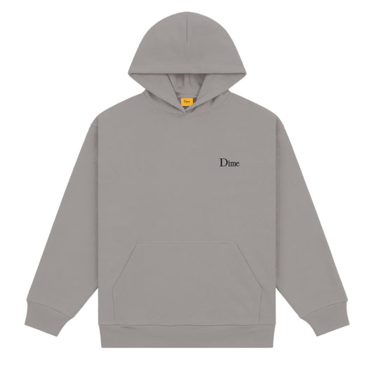 Dime Classic Small Logo Hoodie - Charcoal