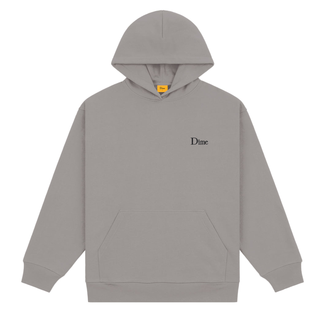 Dime Classic Small Logo Hoodie - Charcoal