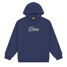 Load image into Gallery viewer, Dime Pixel Cursive Hoodie - Night Blue