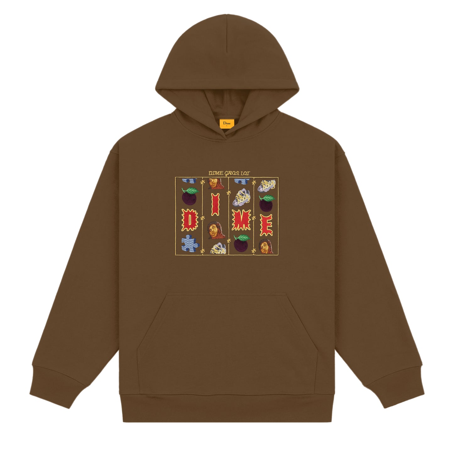 Dime Vlt Hoodie - Dark Brown