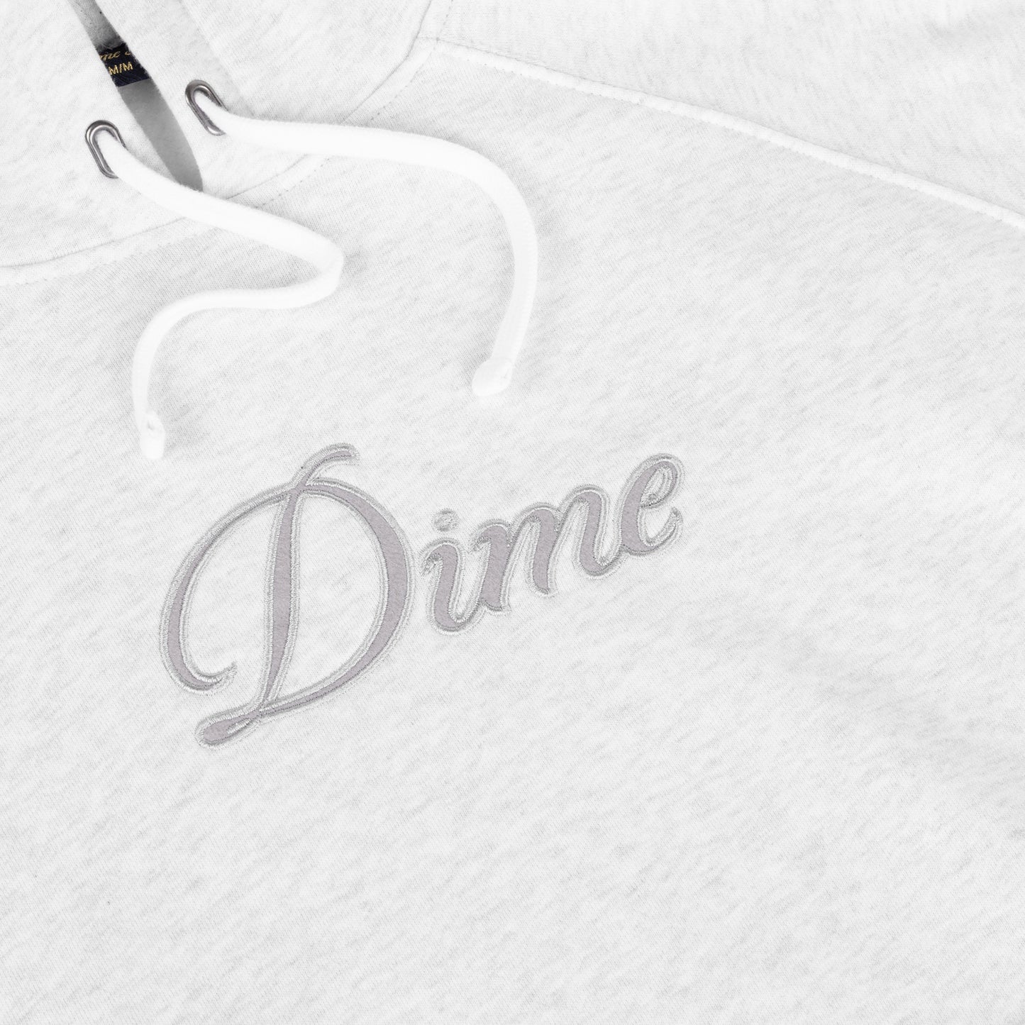 Dime Cursive Hoodie - Ash
