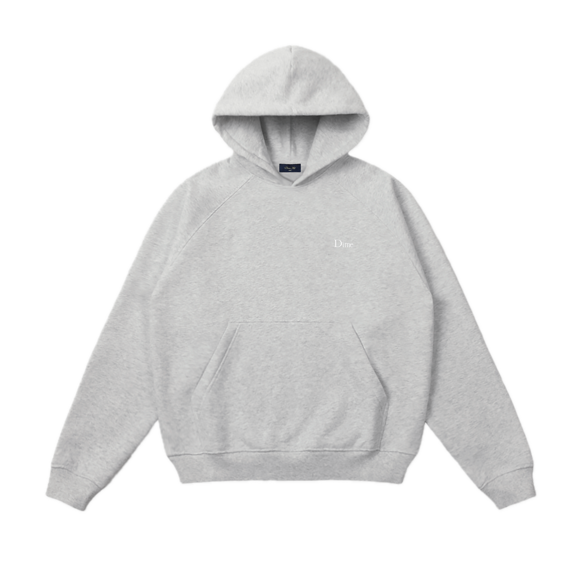 Dime Classic Logo Hoodie - Heather Gray