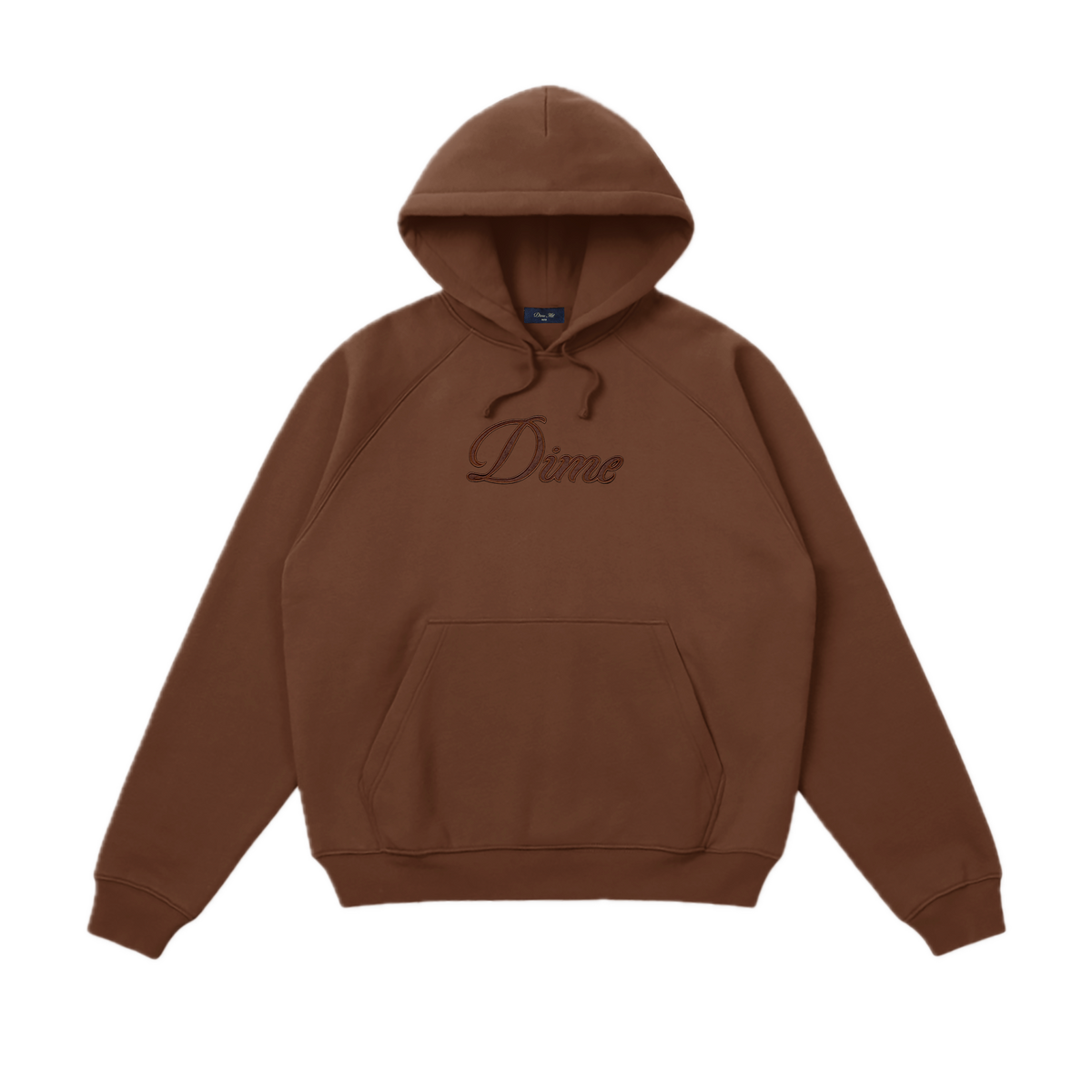 Dime Cursive Logo Hoodie - Americano