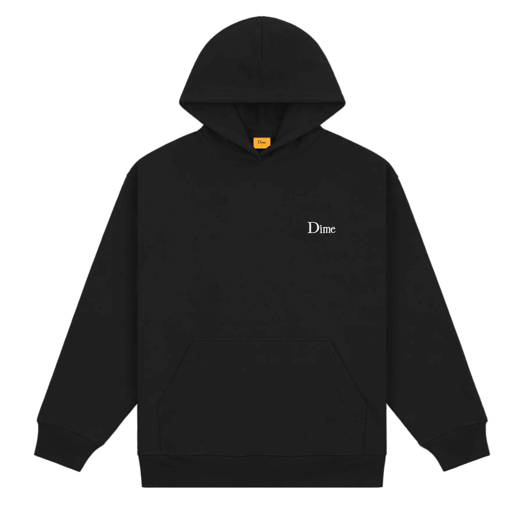 Dime Classic Small Logo Hoodie - Black – Ninetimes Skateshop