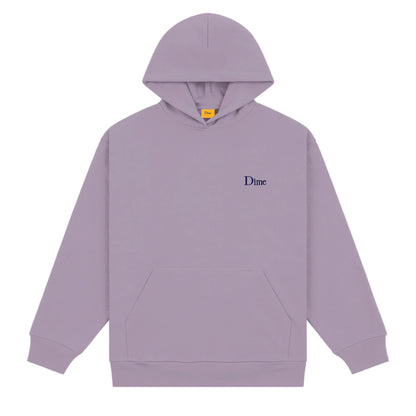 Dime Classic Small Logo Hoodie - Plum Gray