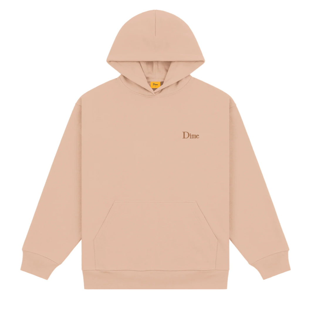 Dime Classic Small Logo Hoodie - Tan