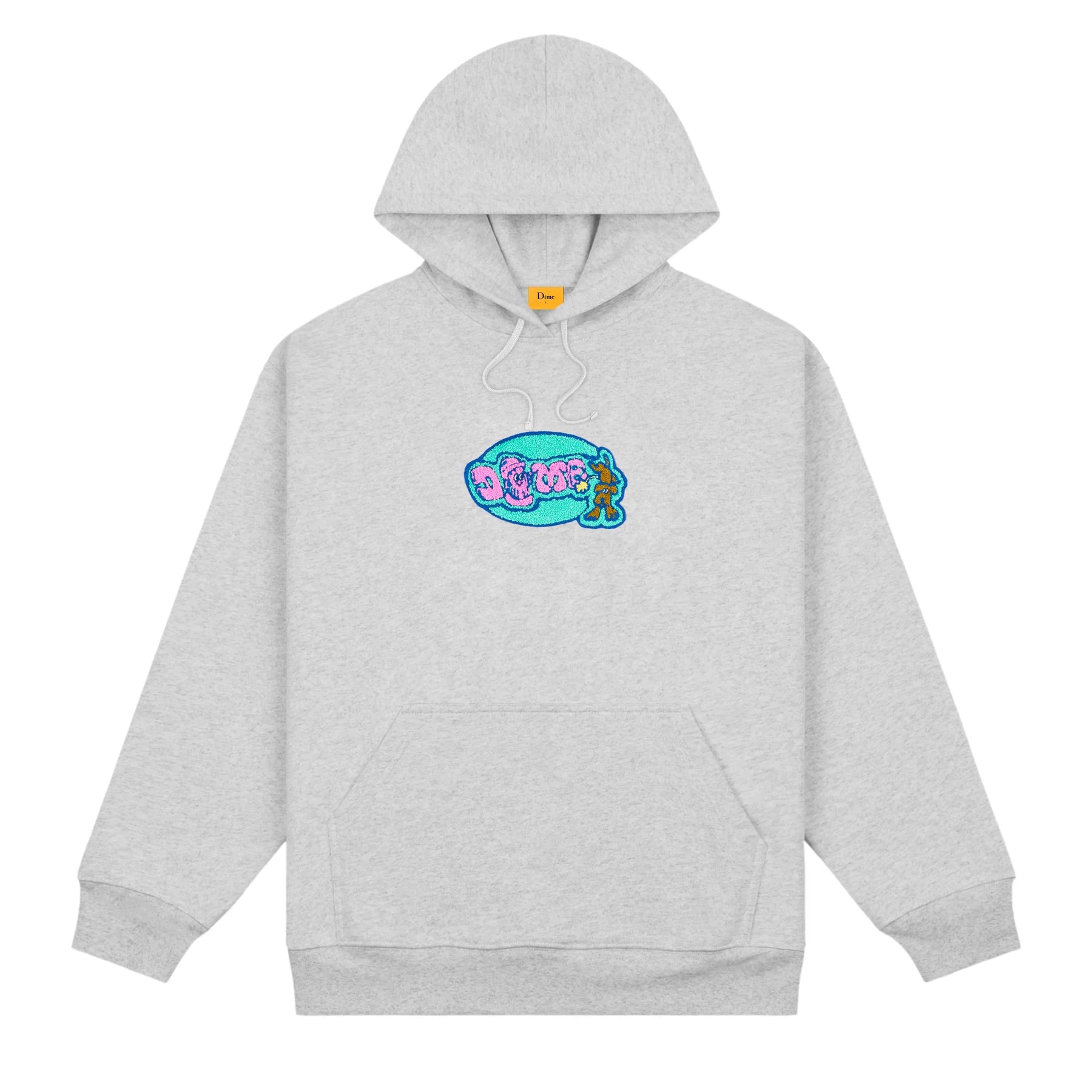 Dime Walk Hoodie Heather Gray Ninetimes Skateshop