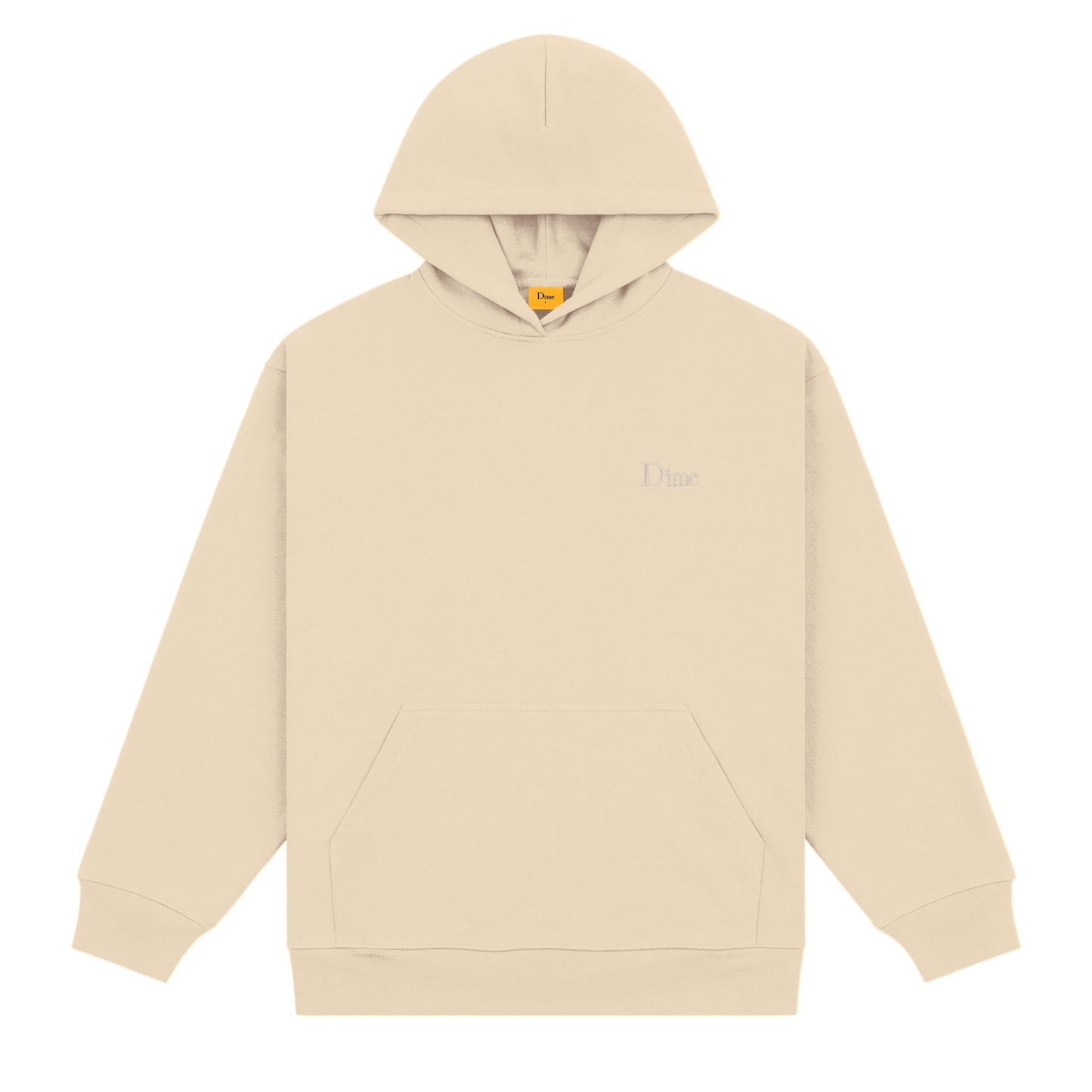 Dime Classic Small Logo Hoodie - Fog