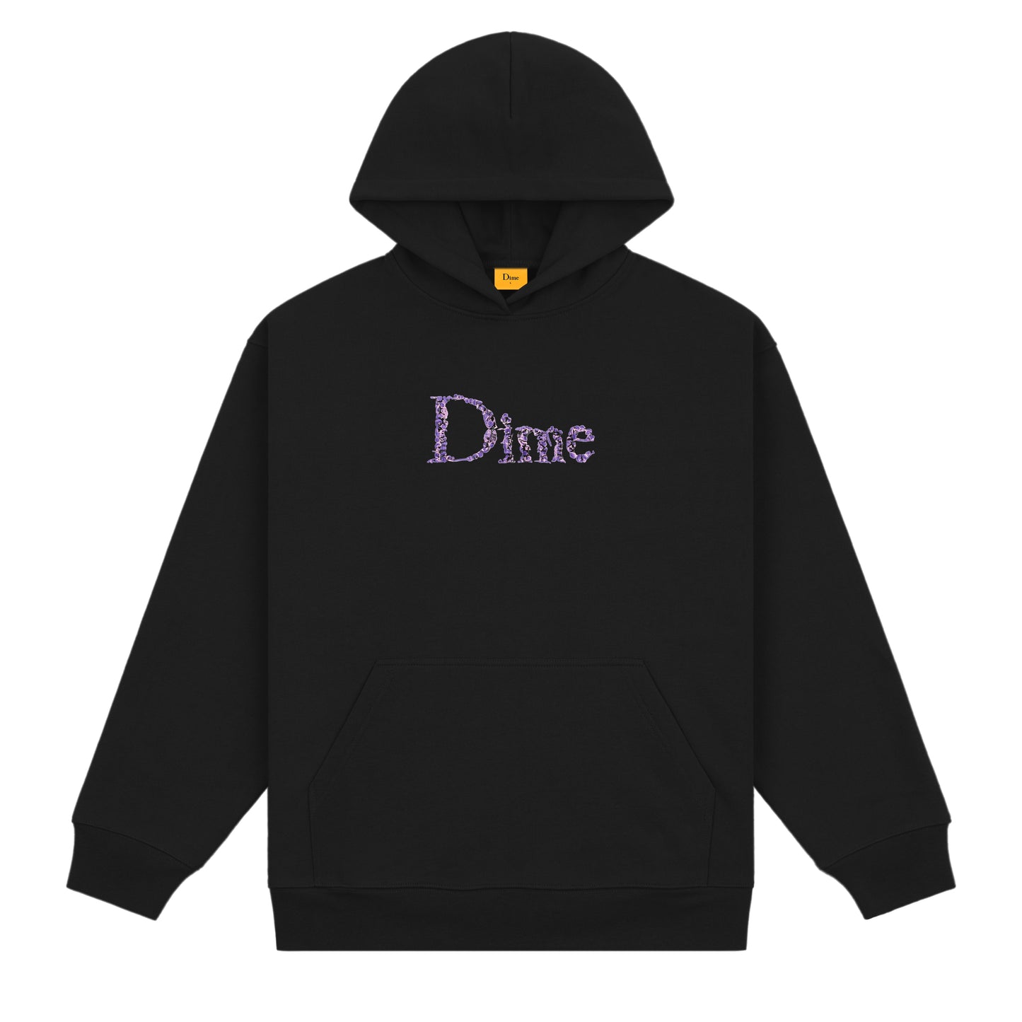 Dime Classic Skull Hoodie - Black