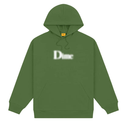 Dime Classic Blurry Hoodie - Pale Olive