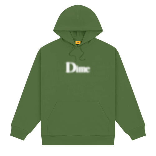Dime Classic Blurry Hoodie - Pale Olive