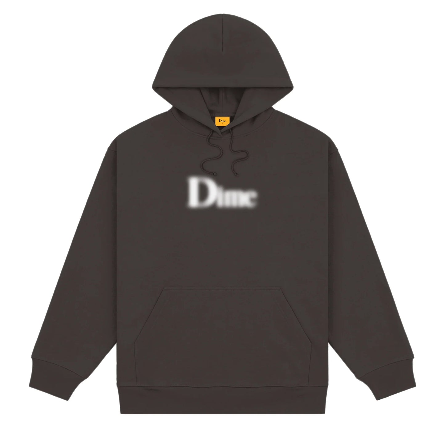 Dime Classic Blurry Hoodie - Vintage Black