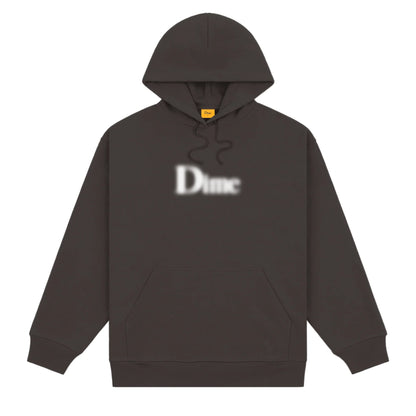 Dime Classic Blurry Hoodie - Vintage Black