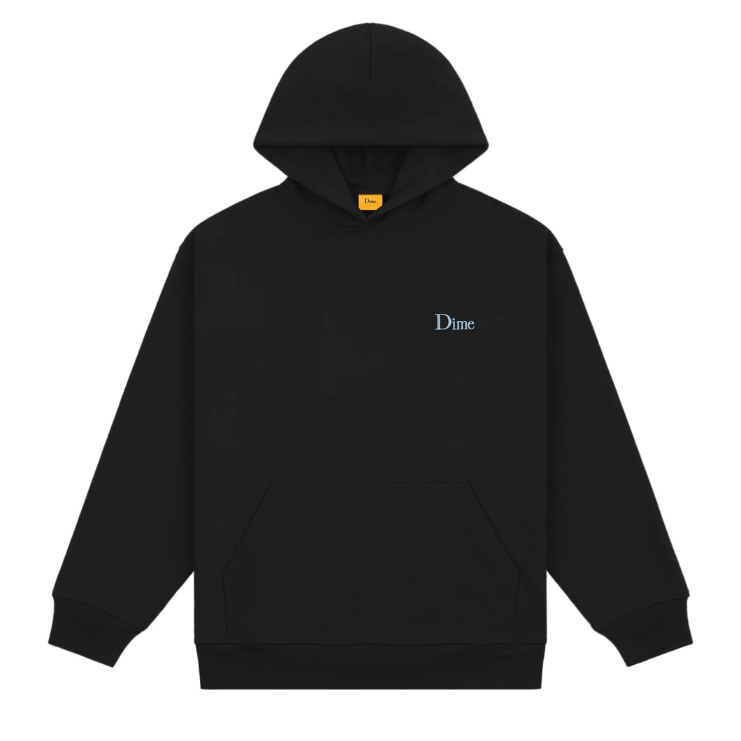 Dime Classic Small Logo Hoodie - Black