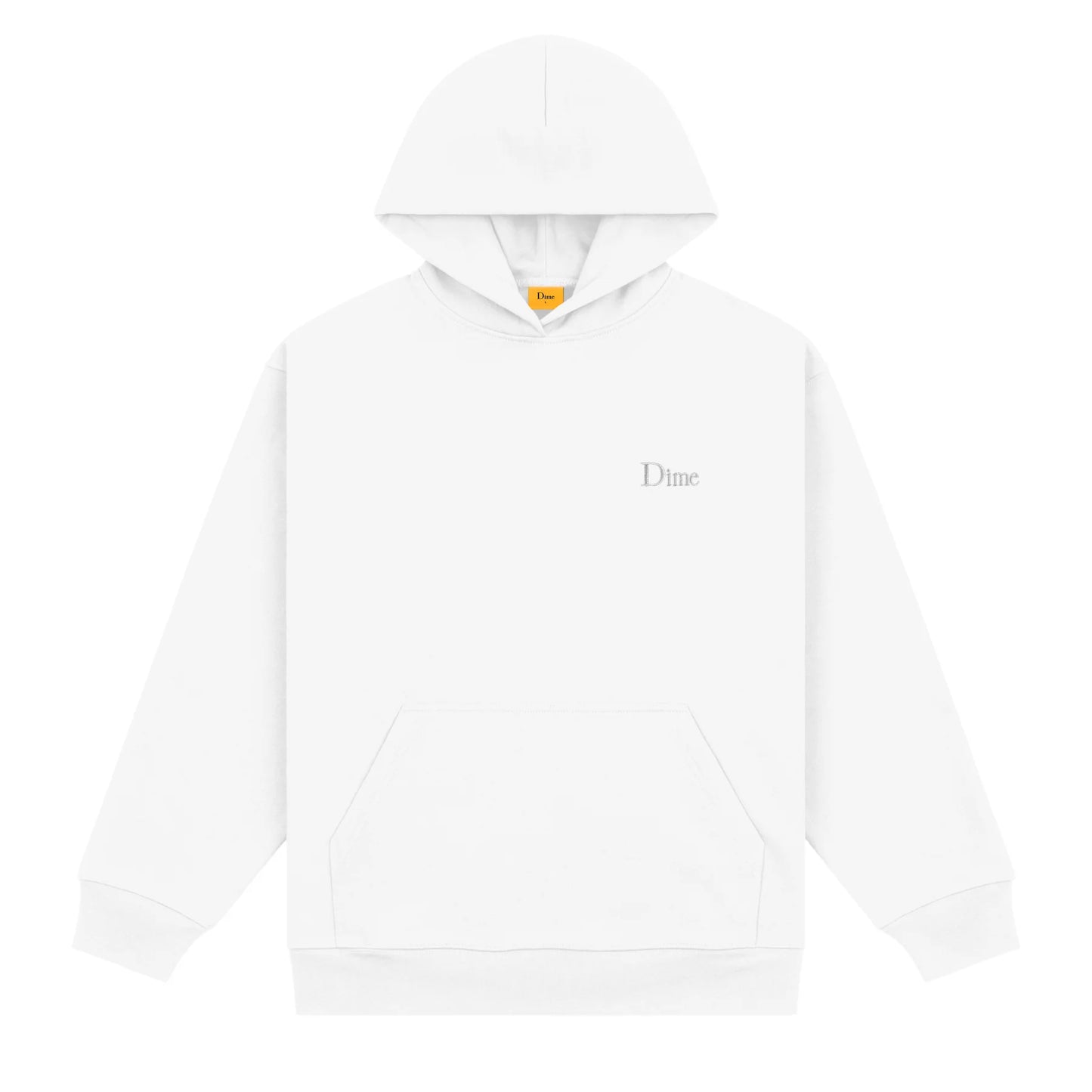 Dime Classic Small Logo Hoodie - White