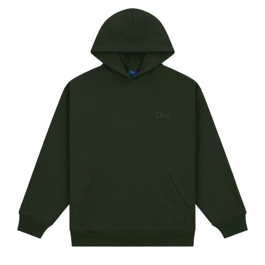 Dime Classic Small Logo Hoodie - Forest Green