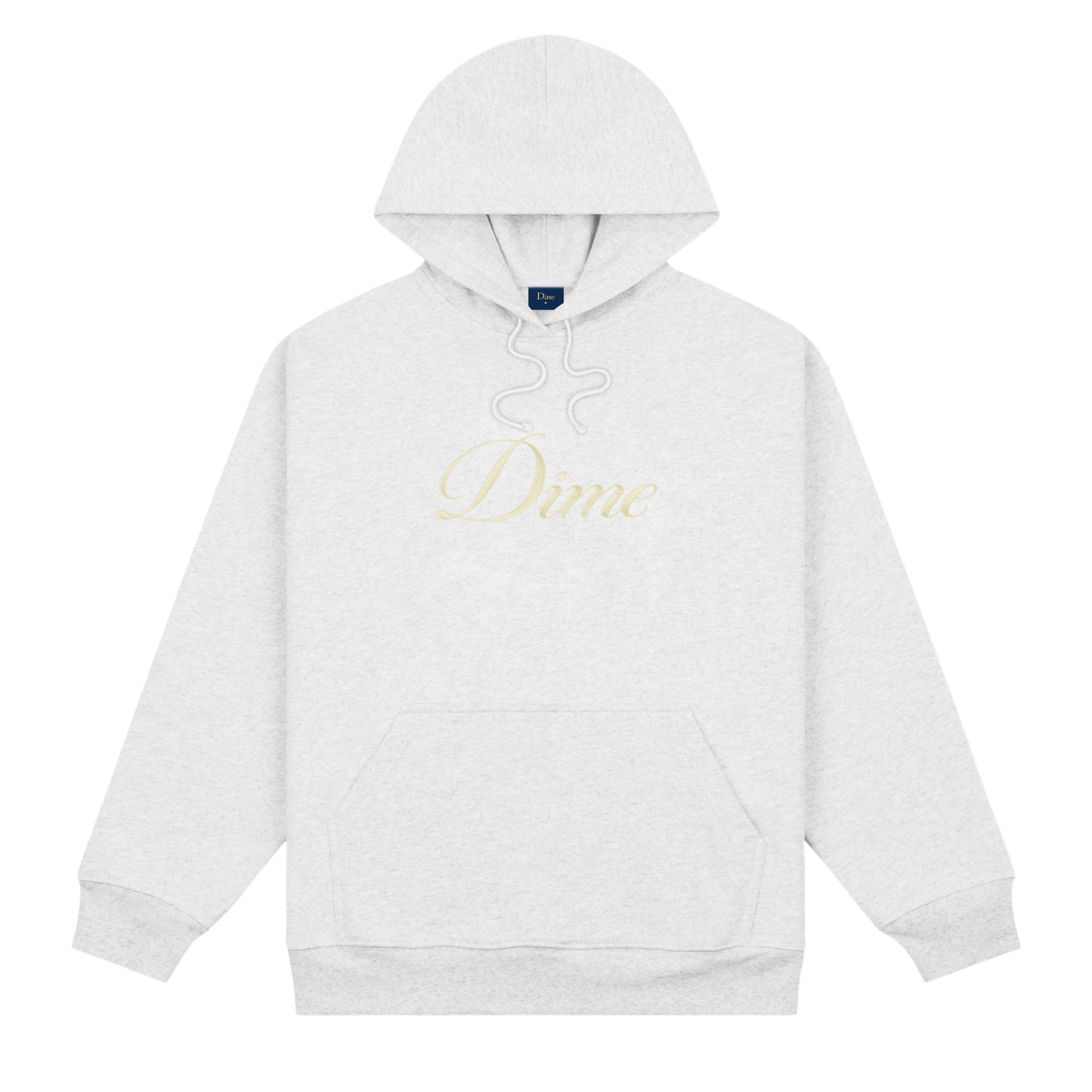 Dime Cursive Logo Hoodie - Ash