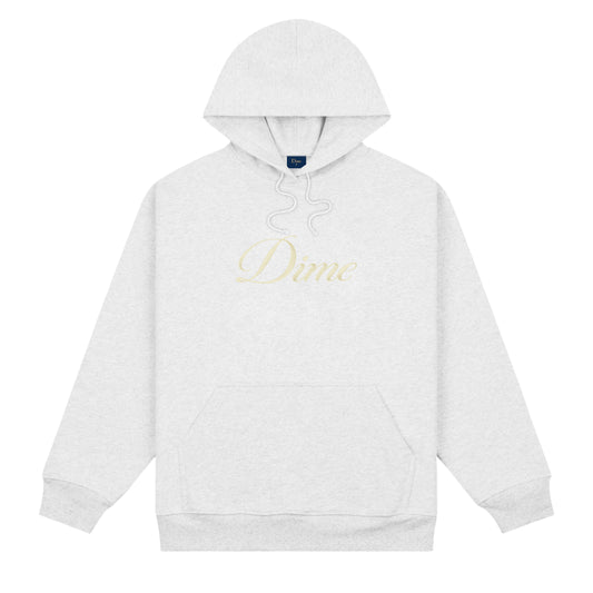 Dime Cursive Logo Hoodie - Ash