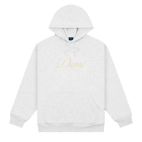 Dime Cursive Logo Hoodie - Ash