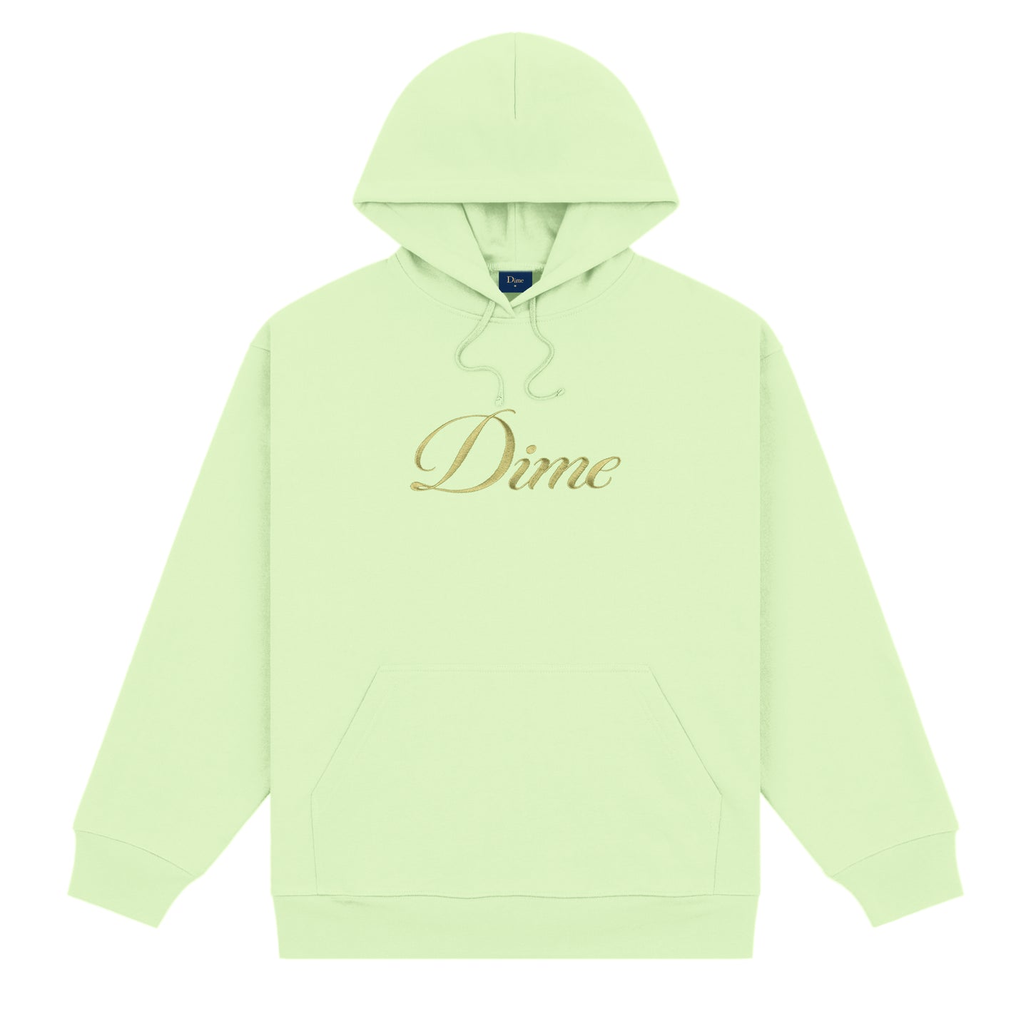 Dime Cursive Logo Hoodie - Sage Green