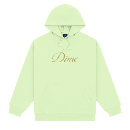 Dime Cursive Logo Hoodie - Sage Green