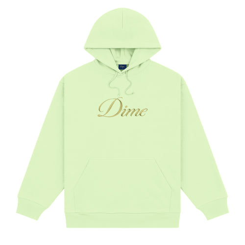 Dime Cursive Logo Hoodie - Sage Green