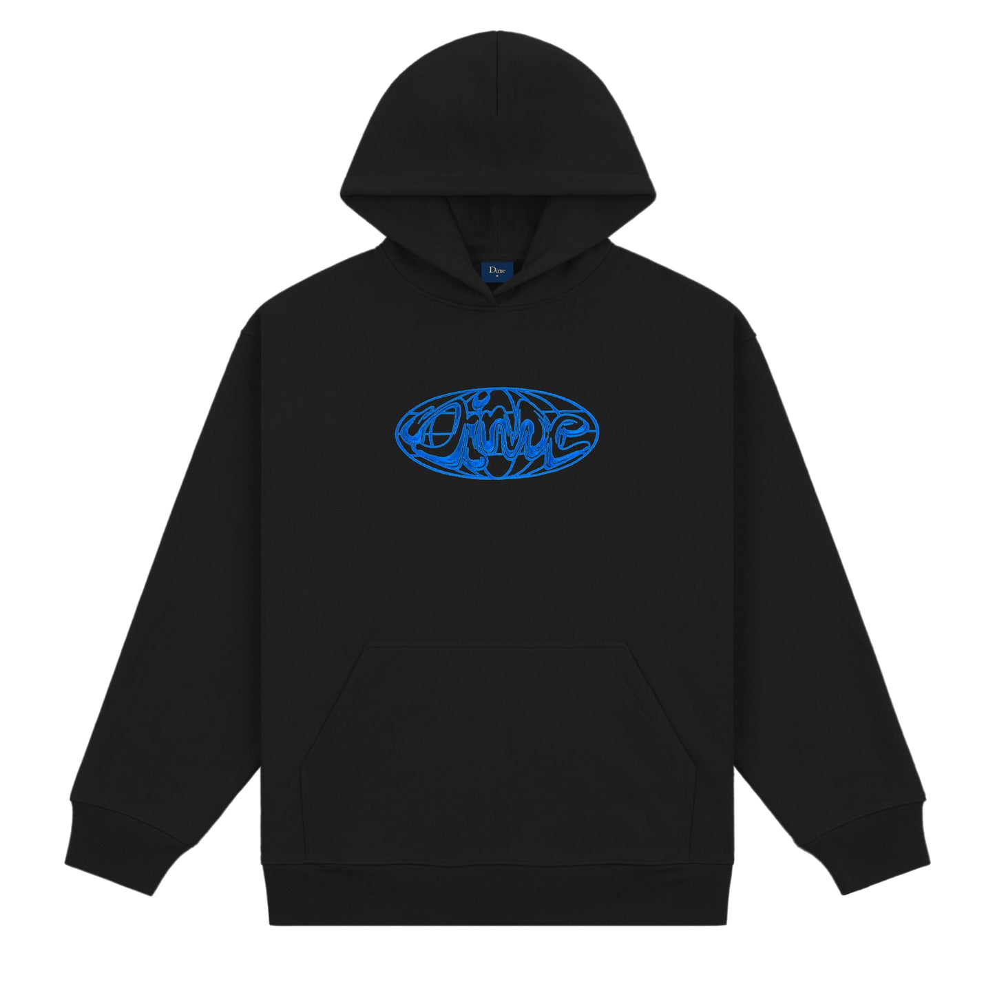 Dime Globe Hoodie - Black