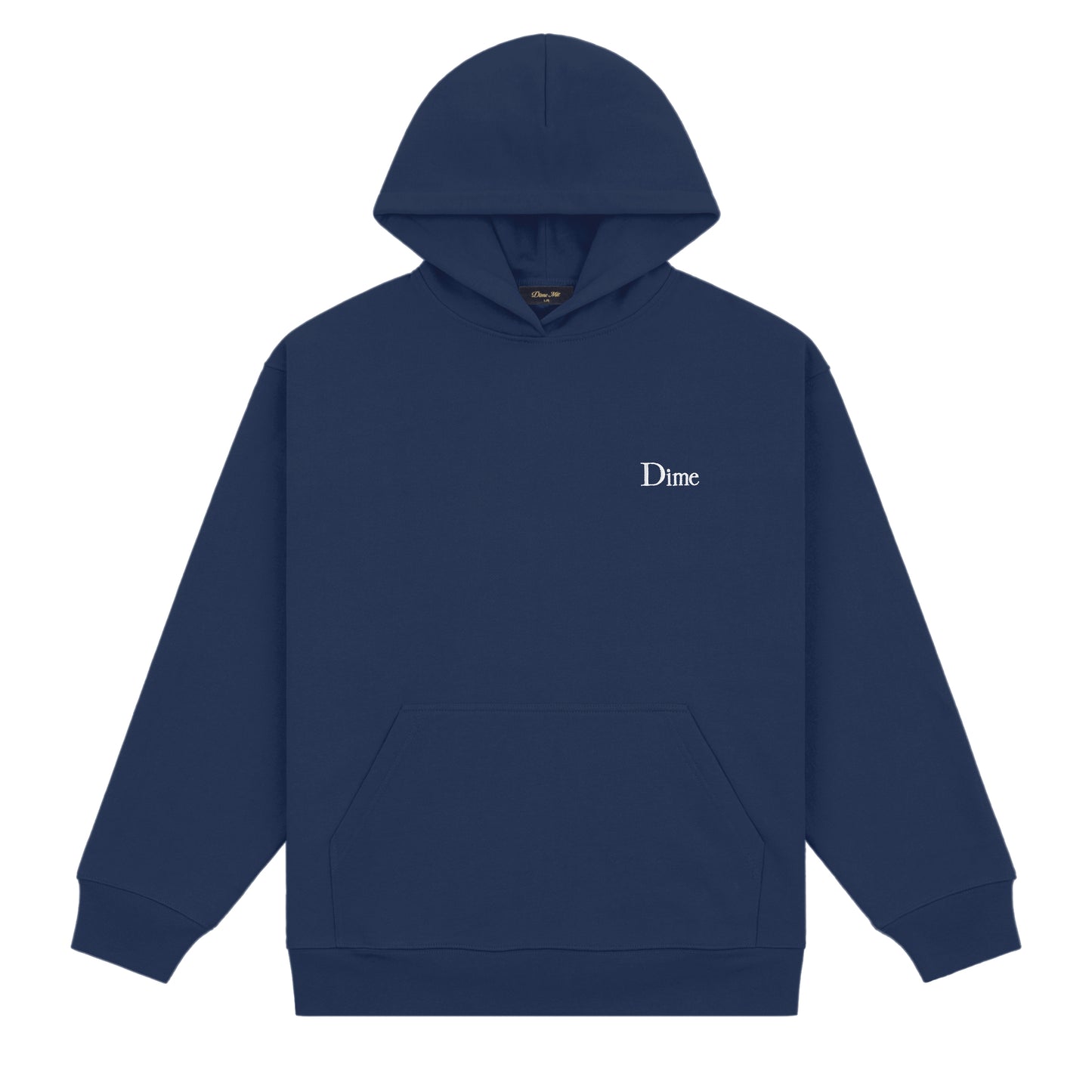 Dime Classic Small Logo Hoodie - Navy