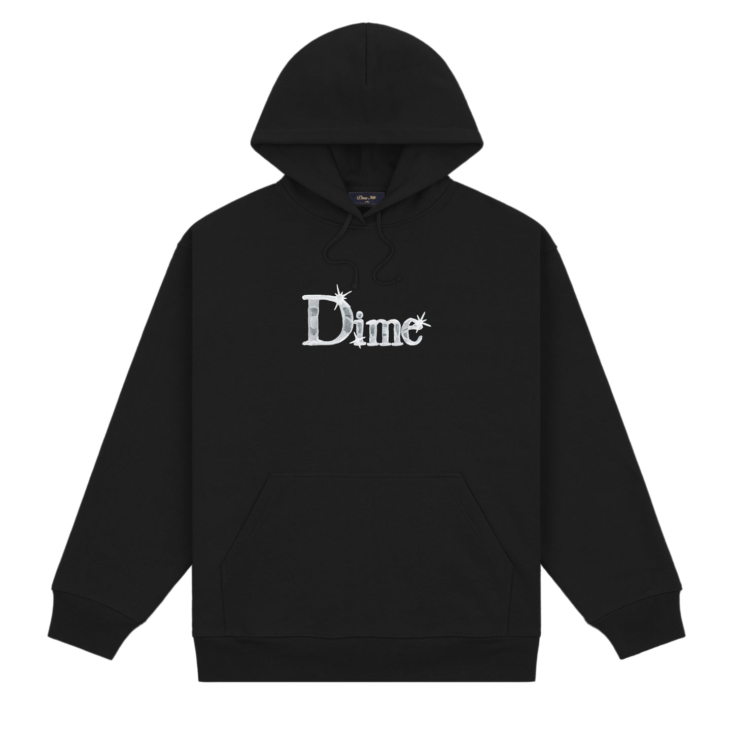 Dime Shiny Hoodie - Black