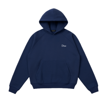 Dime Classic Small Logo Hoodie - Midnight Navy