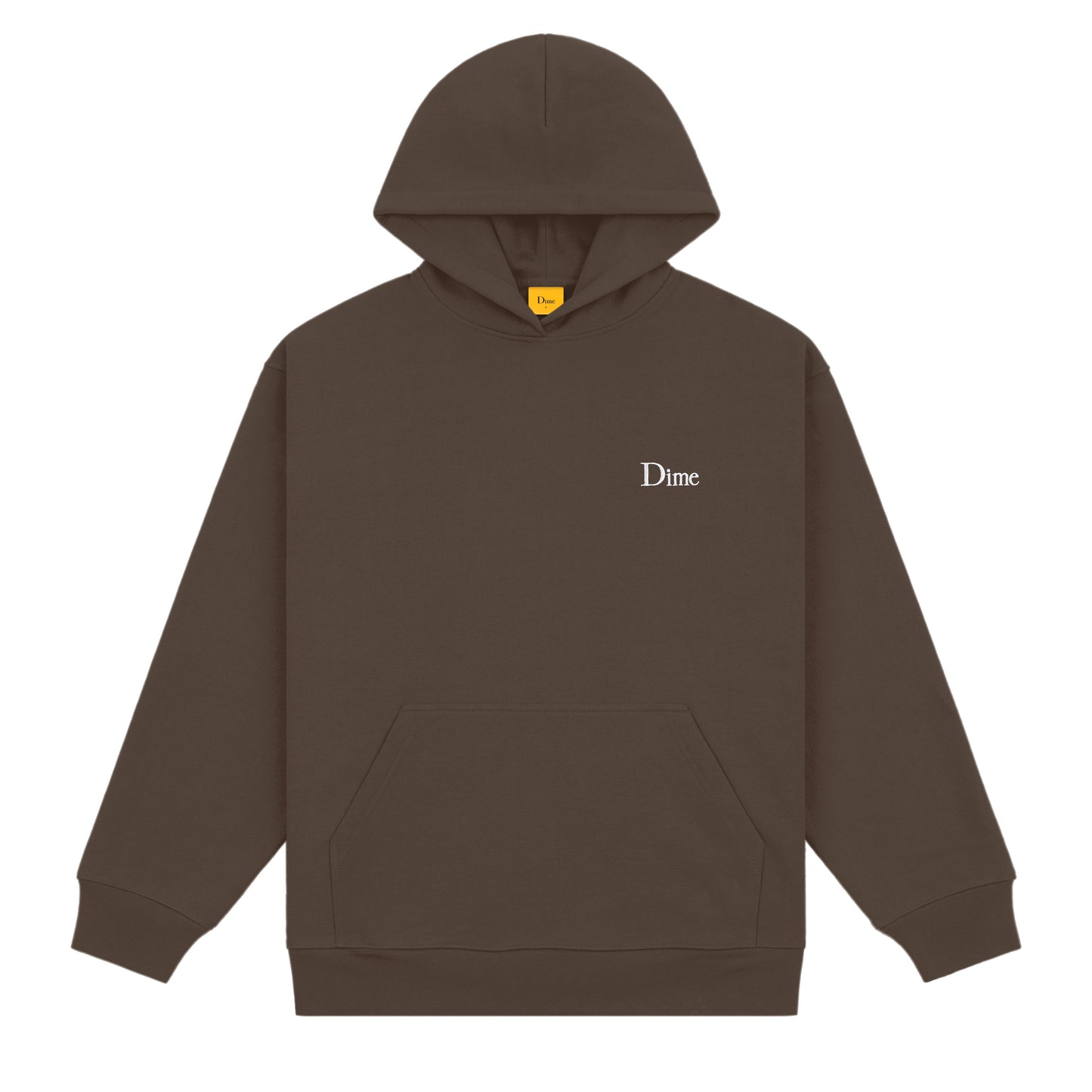 Dime Classic Small Logo Hoodie - Driftwood