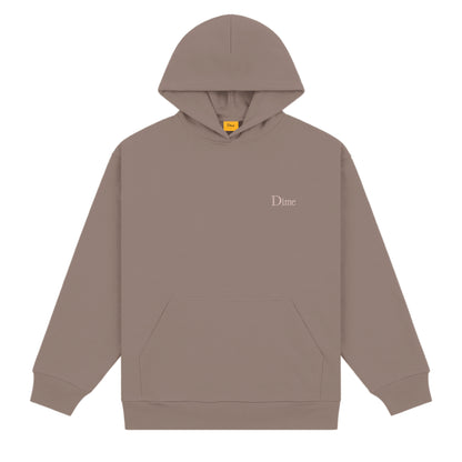 Dime Classic Small Logo Hoodie - Deep Sepia