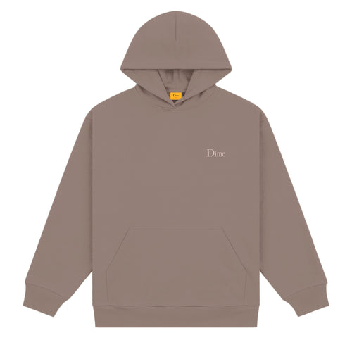 Dime Classic Small Logo Hoodie - Deep Sepia