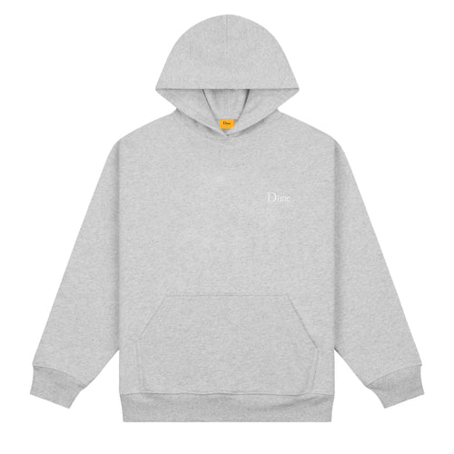 Dime Classic Small Logo Hoodie - Heather Gray