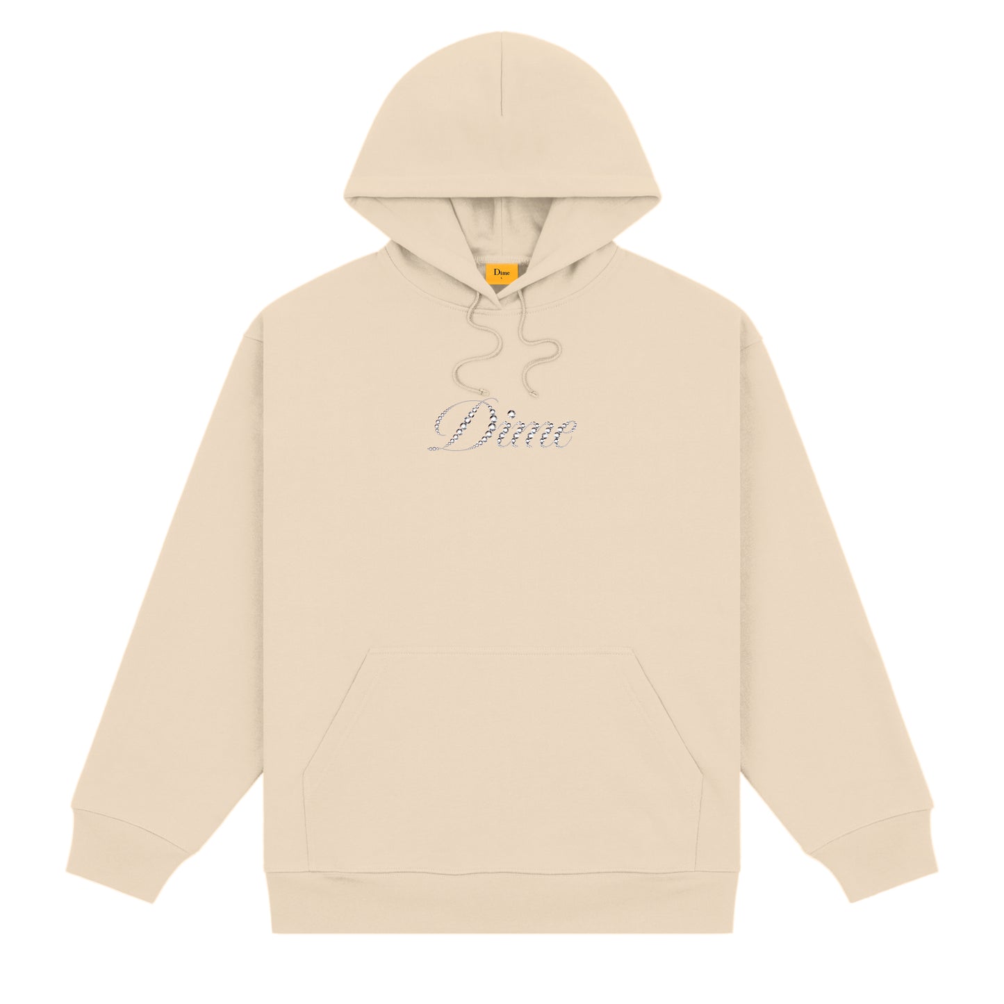 Dime Icy Cursive Hoodie - Sand