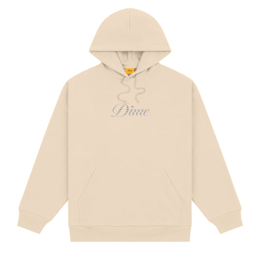 Dime Icy Cursive Hoodie - Sand