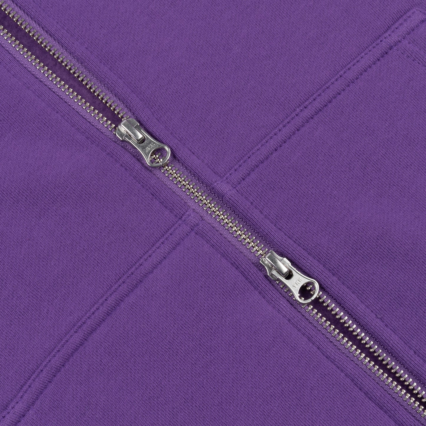 Dime Cursive Zip Hoodie - Deep Purple