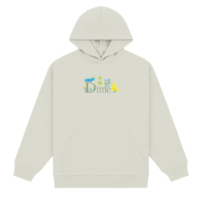Dime Classic Cross Stitch Hoodie - Charcoal Moss