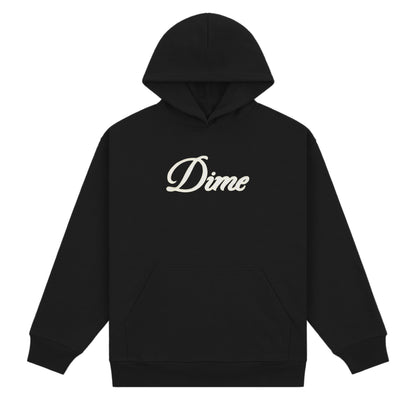 Dime Cursive Hoodie - Black