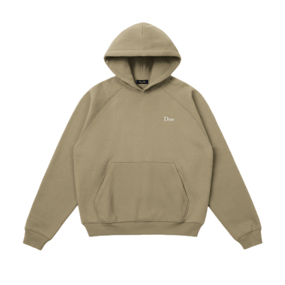 Dime Classic Small Logo Hoodie - Military Olive
