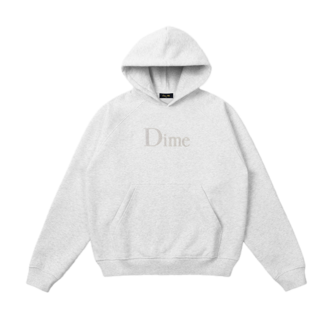 Dime Classic Logo Hoodie - Ash