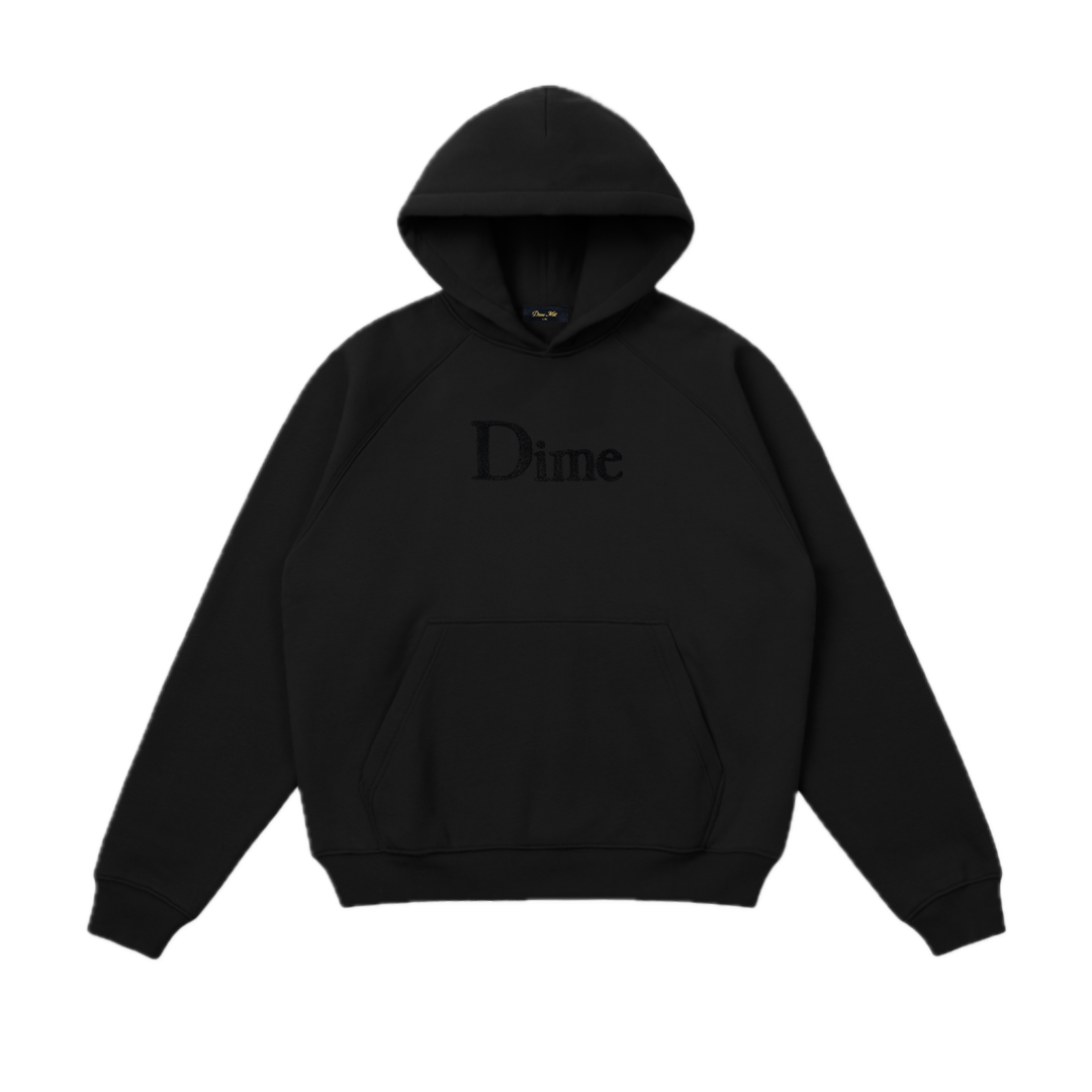 Dime Classic Logo Hoodie - Black