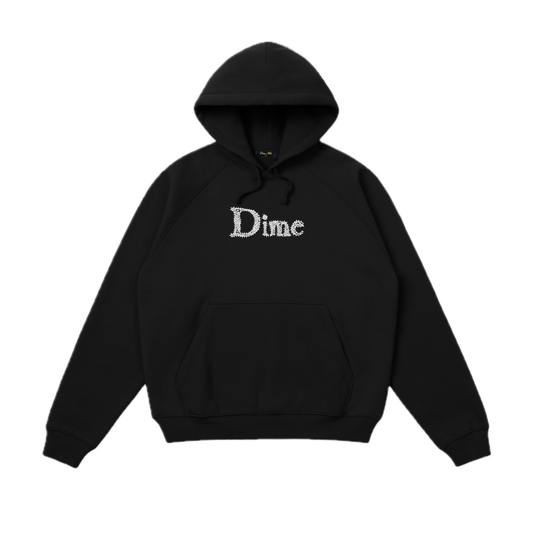 Dime Classic Spiked Hoodie - Black