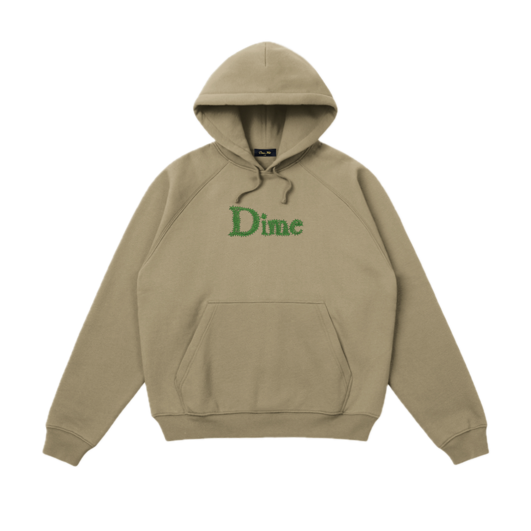 Dime Classic Spiked Hoodie - Military Olive